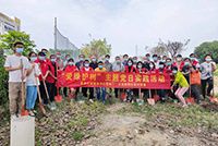 爱树护绿 共建绿色家园——江南jiangnan（中国）集团党支部参加大龙街道党委组织